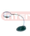 Gooseneck  Magnifier,  desk style with flexible hose